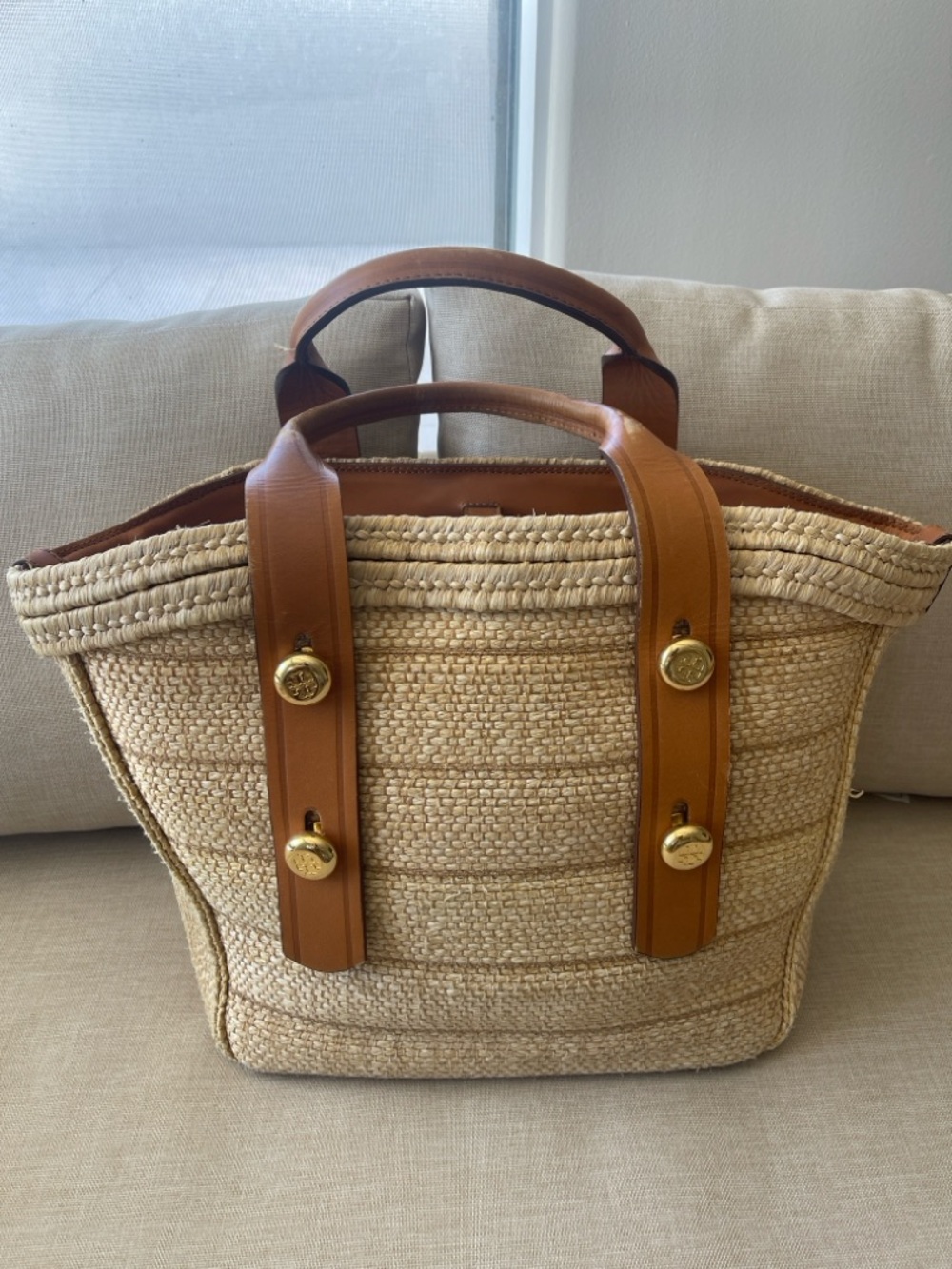 Tory Burch Straw Tote